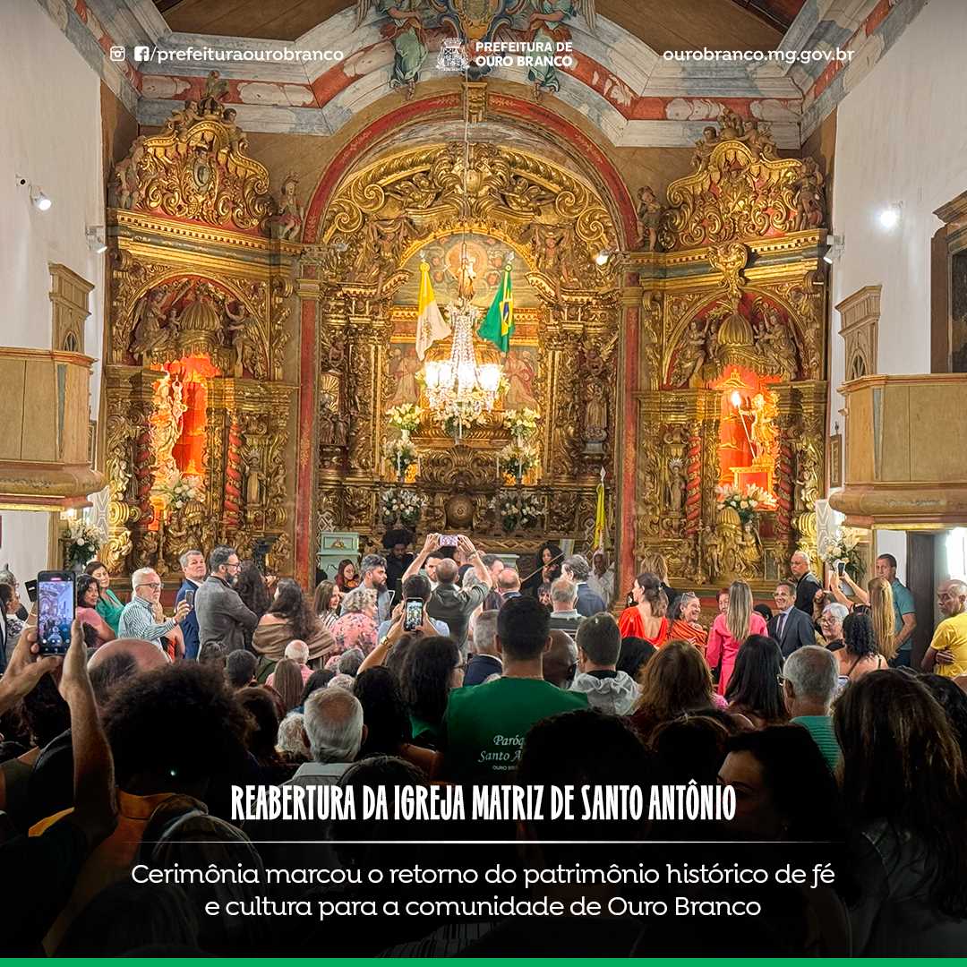 Reabertura Igreja Matriz de Santo Antônio